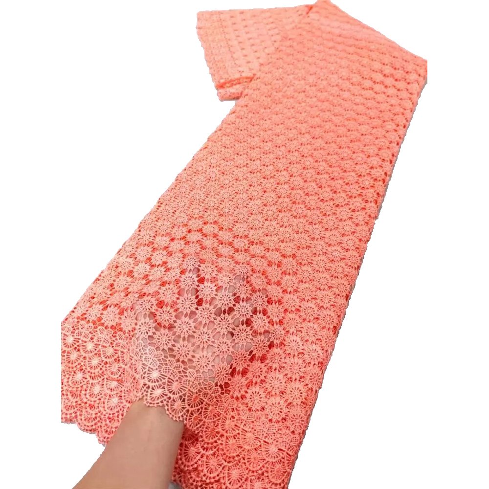 NI.AI Guipure Cord African Lace Fabric Fabric Lace Fabric Embroidery Tissue Cord Laces for Wedding Party Women Dress Milk Silk