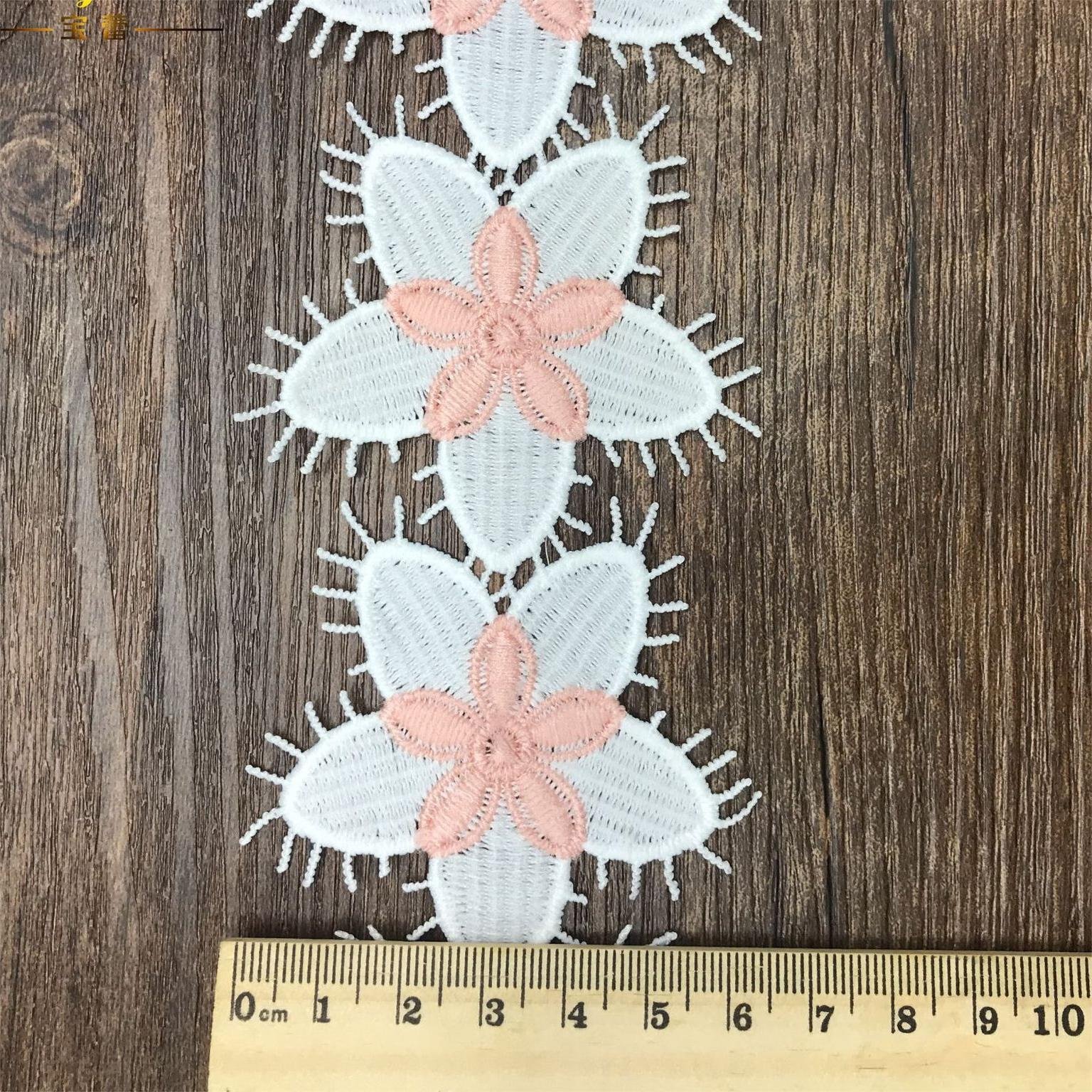 Flower Daisy Lace Ribbon Trim Daisy Flower Lace Trim Fabric In White For Dress
