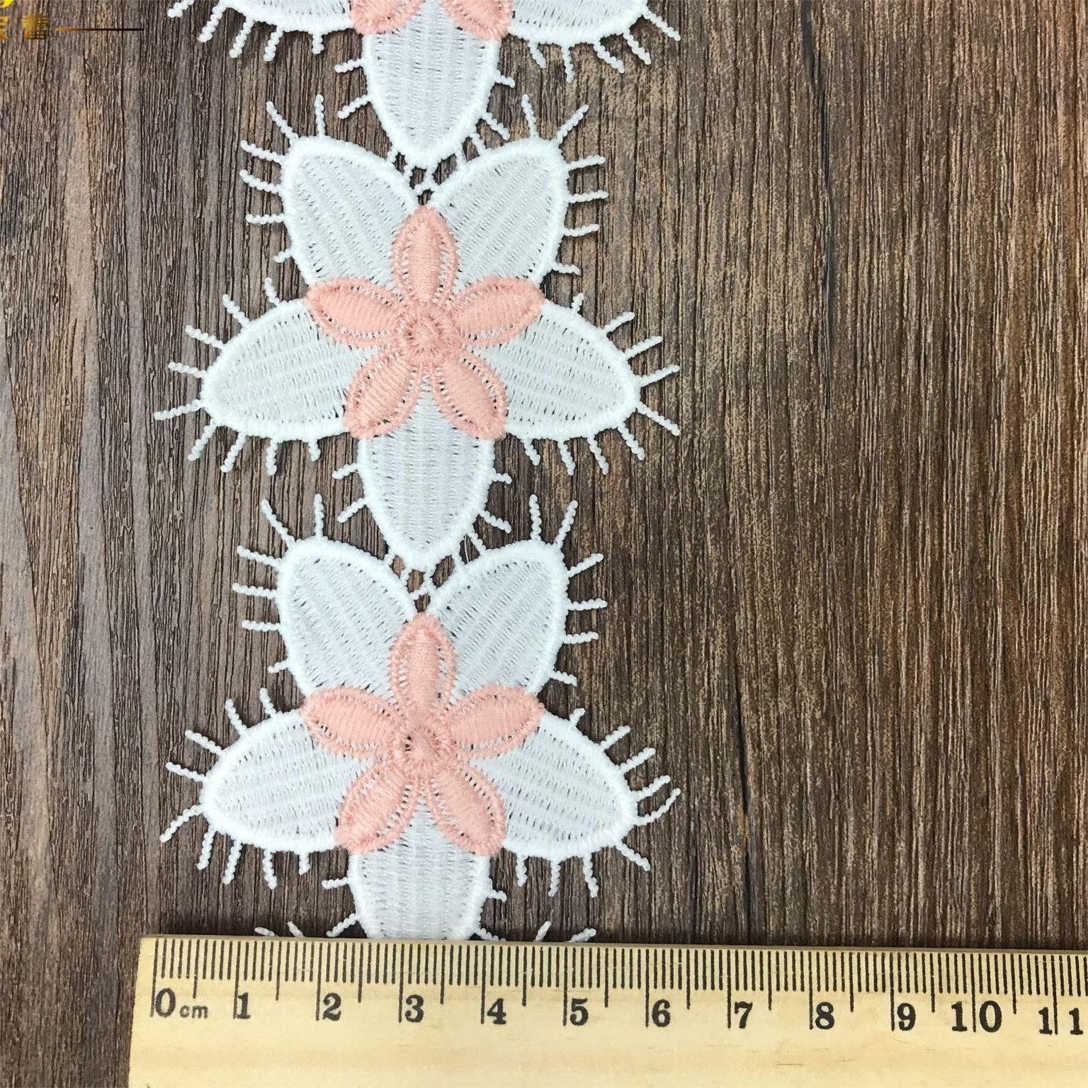 Flower Daisy Lace Ribbon Trim Daisy Flower Lace Trim Fabric In White For Dress