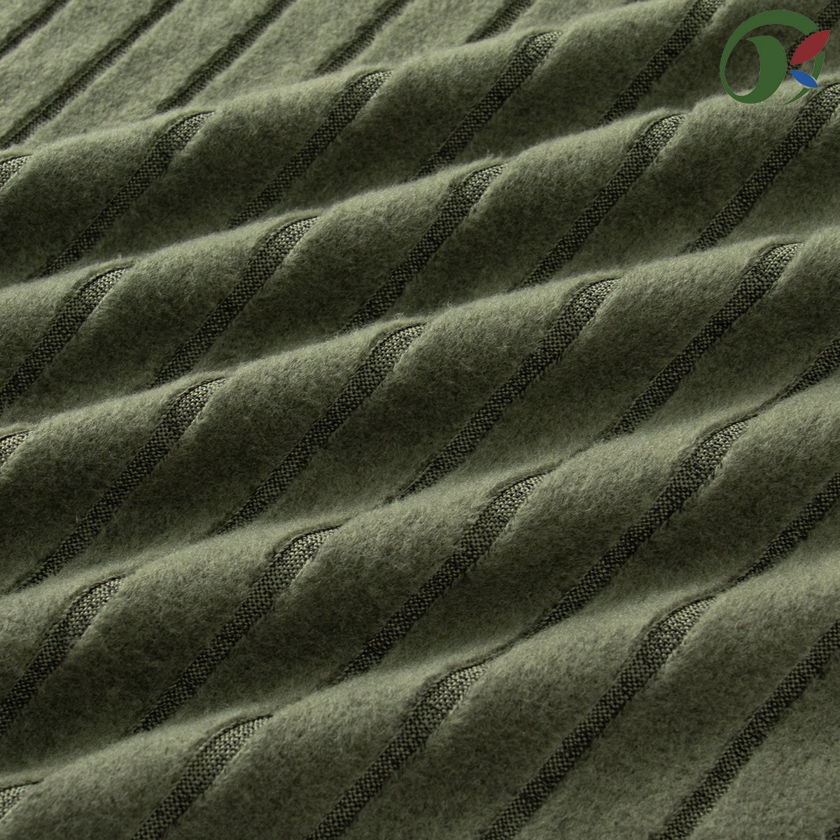 Hot selling suede knitted ribbed polyester spandex elastic fabric suitable for autumn and winter clothing raw materials
