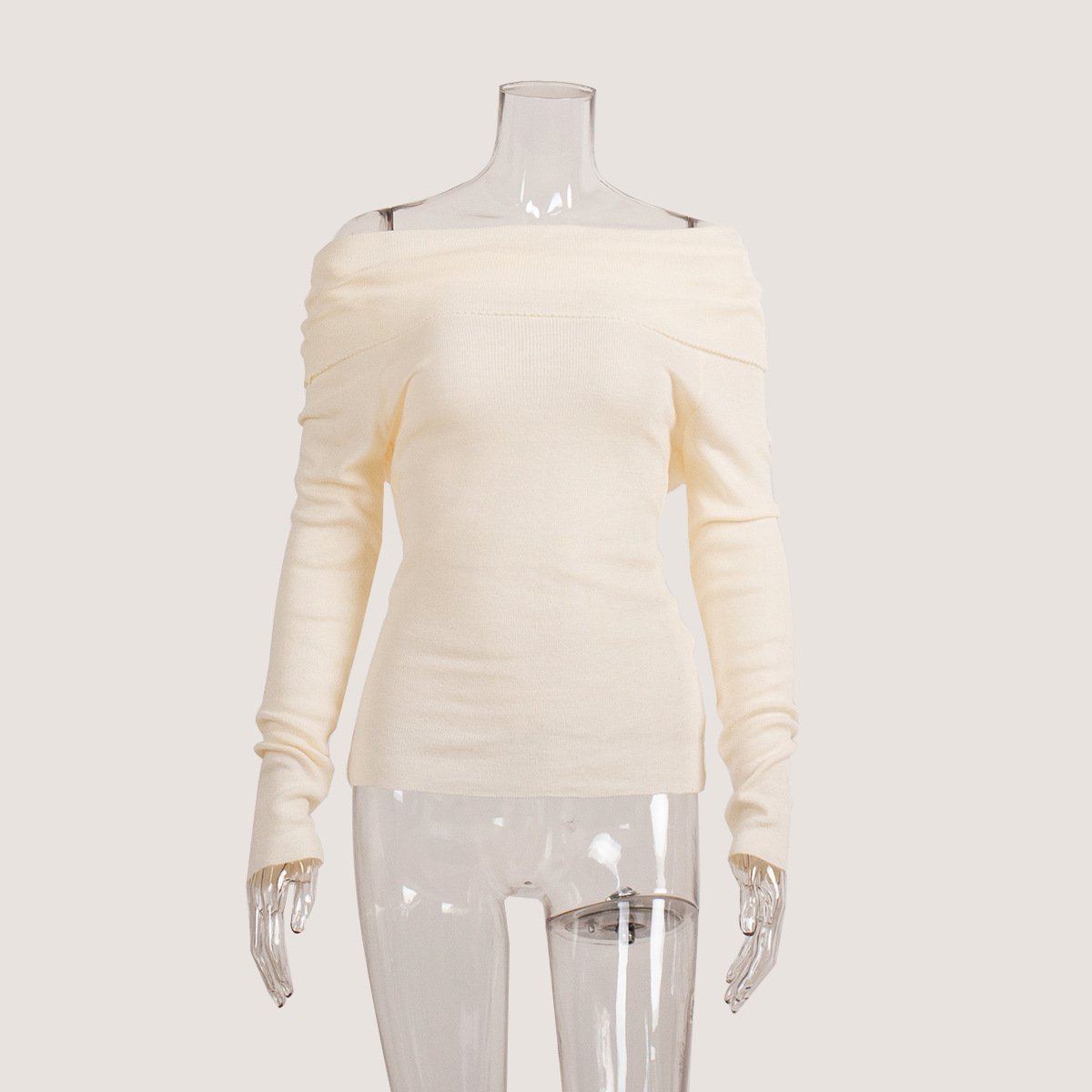Women Casual Long Sleeve Fall Sweaters Crew Neck Solid Color Soft Ribbed Knitted Oversized Pullover Loose Fit Jumper