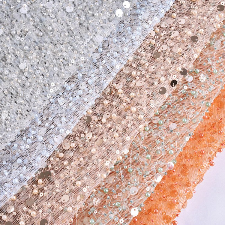 Polyester Embroidered Lace fabrics Wholesale Price Luxury African Lace fabrics For Women