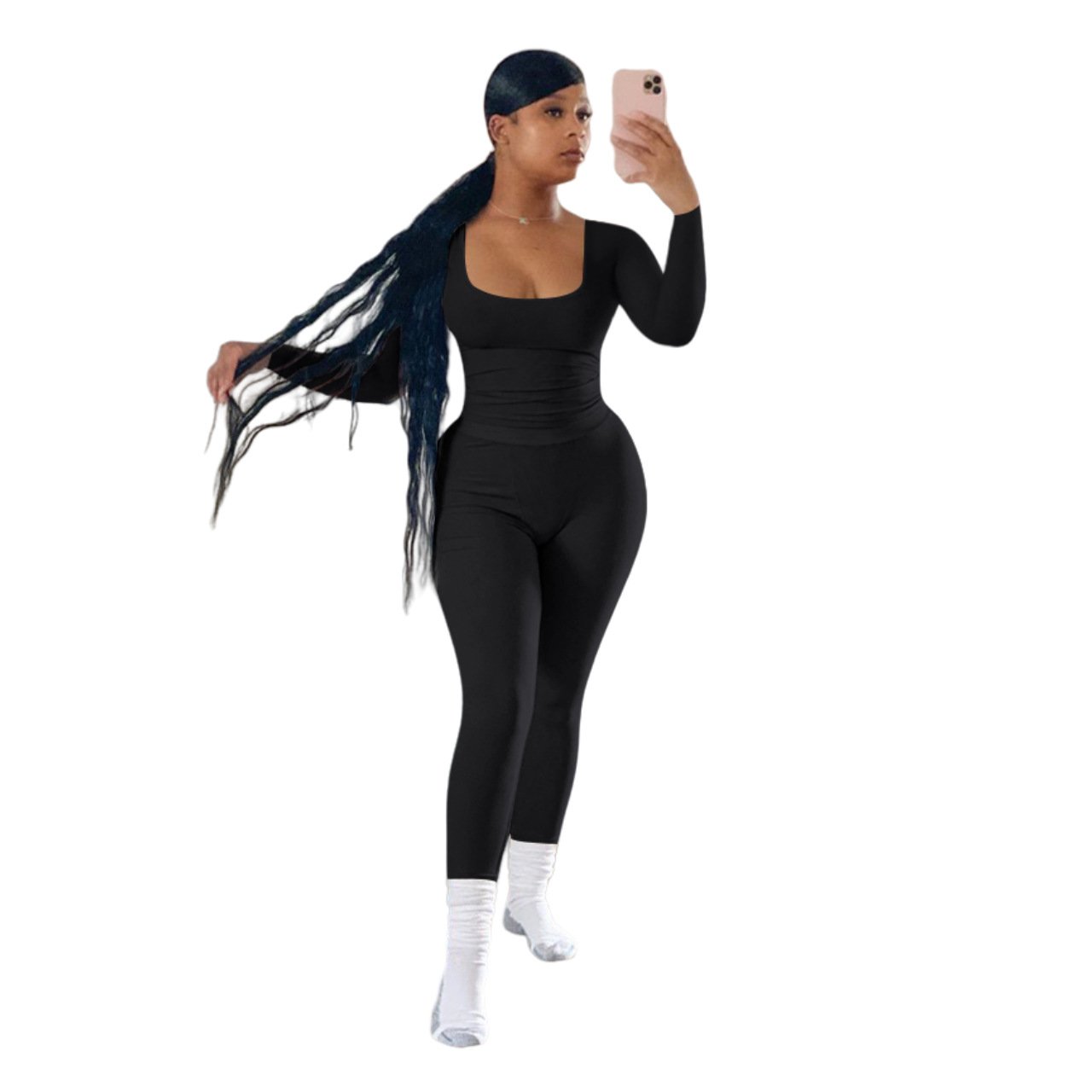 2025 Custom Elasticity Autumn Winter Cotton Leggings Loungewear Fitness Women Two Piece Set Clothing Lounge Set Women'S Sets