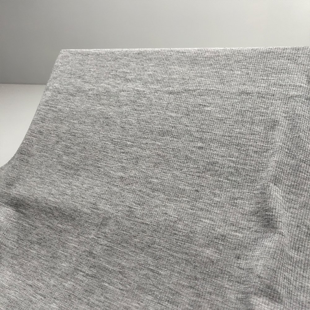 160GSM Shaoxing Manufacturer Wholesales Rayon Polyester Fabric Knitting Rib Fabric for Garment