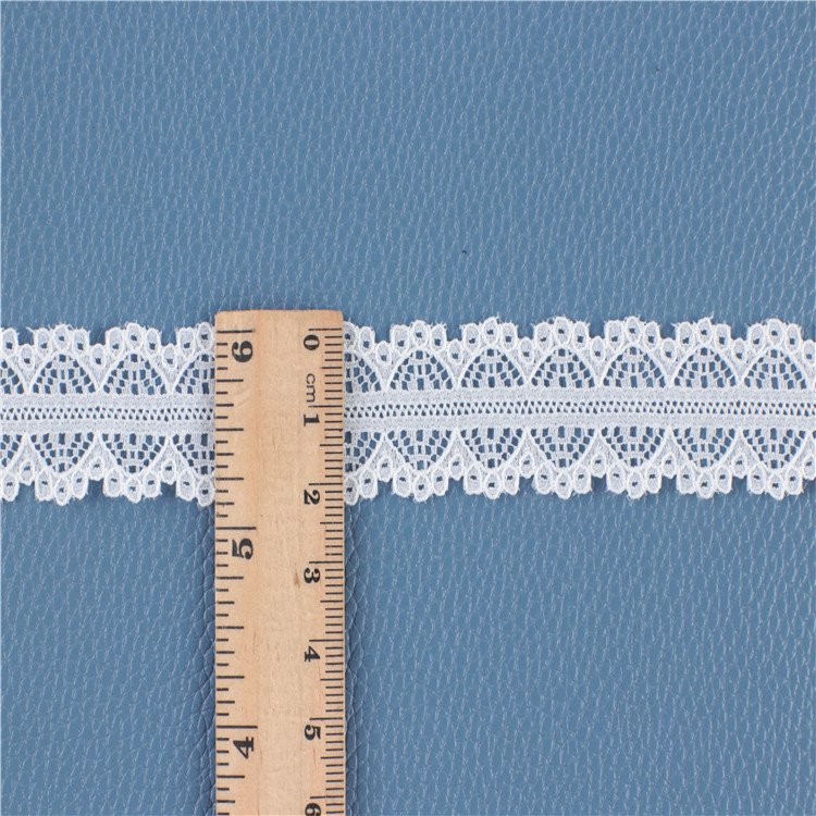 Hot sale double color flower lace trim lace trim with pearl luxury lace trim fabric wed beaded wedding