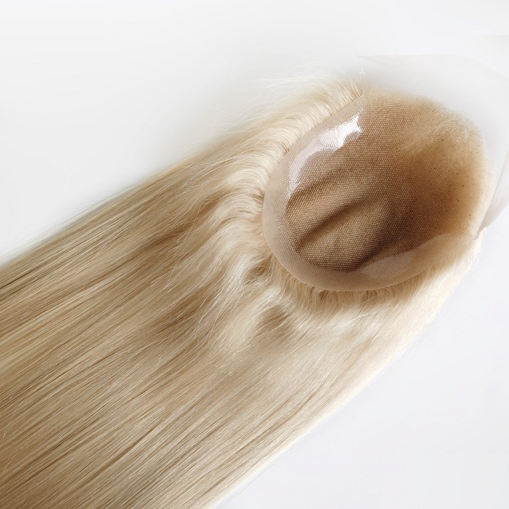 Wholesale Factory Women Toupee Natural Real Virgin Remy Human Hair Replacement Transparent Lace Topper