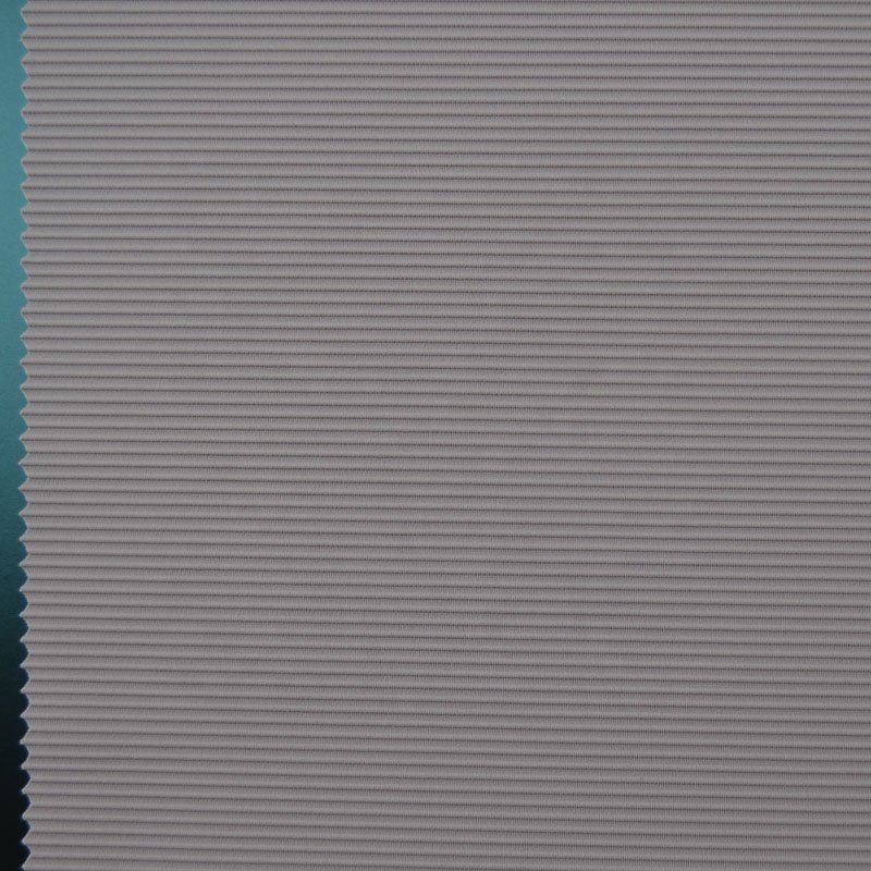 High stretch polyamide elastane 75% nylon 25% spandex ribbed knit fabric for yoga sets