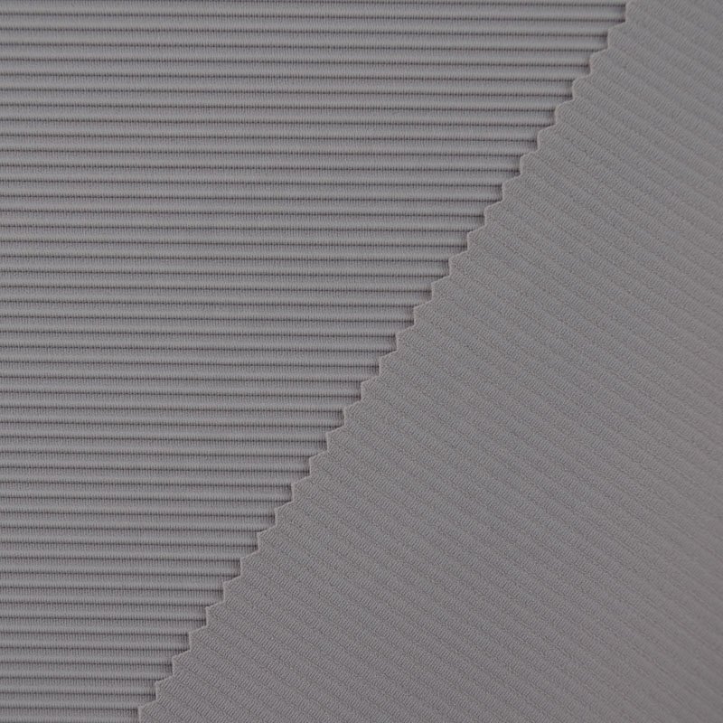 High stretch polyamide elastane 75% nylon 25% spandex ribbed knit fabric for yoga sets