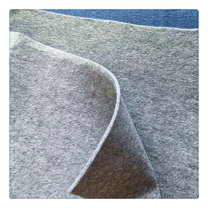 Grey/ black/ White polyester needle punched nonwoven fabric speaker box felt car felt