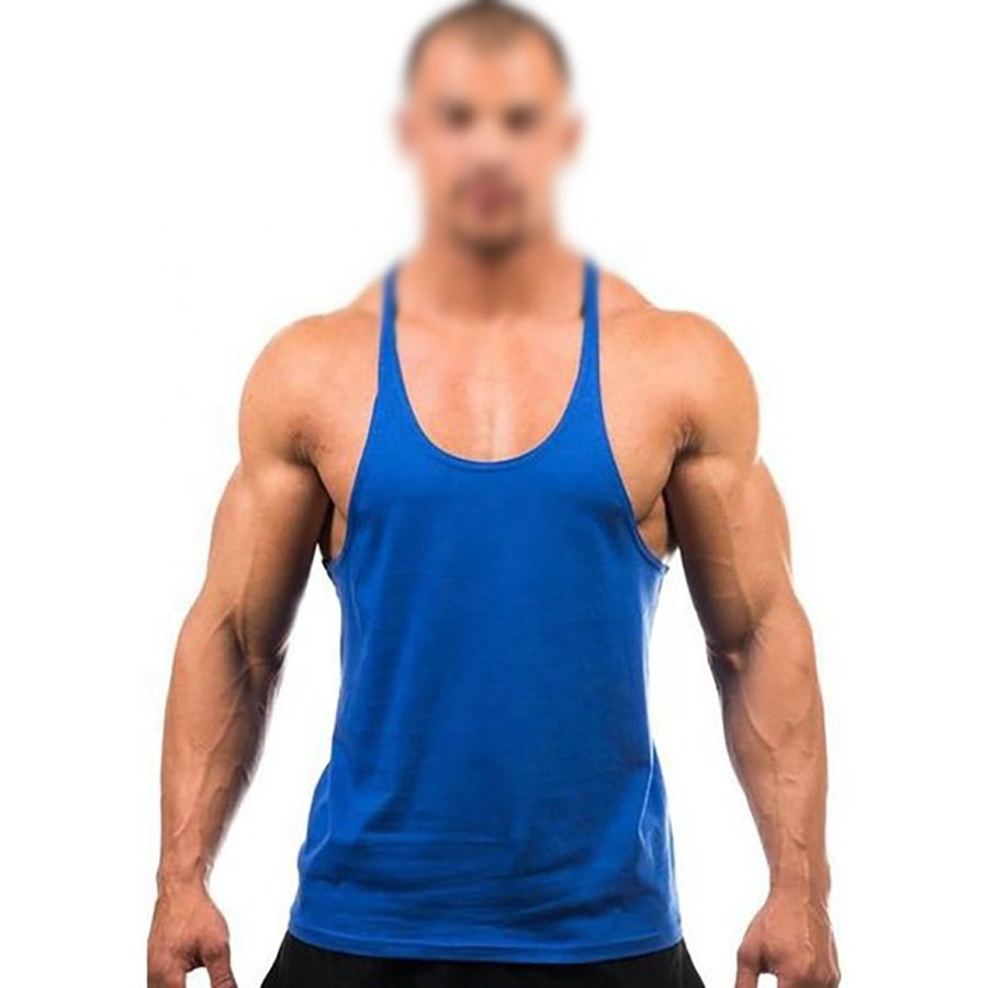 New 2024 High Quality Custom Logo Sleeveless Men Bodybuilding Fitness Gym Tank Top Workout Sport Gym Vest