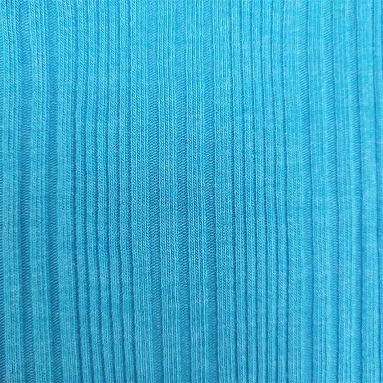 Wholesale Lenzing Sportswear Cotton Modal Spandex Solid Irregularity Rib Knit Fabric