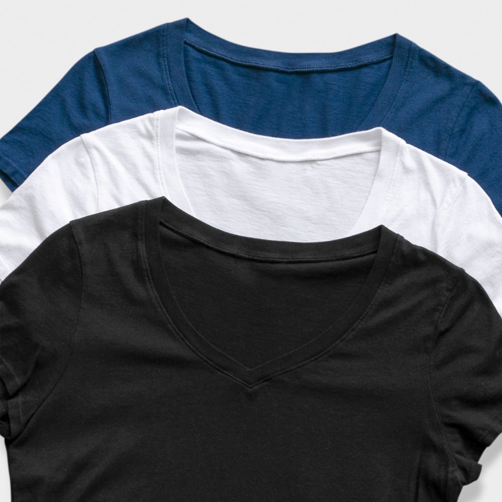 Soft Cotton Women V neck T shirt Stylish Casual Top for Summer High Quality Fabric Fast Shipping Short Sleeve Tees