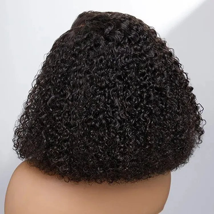 250 density 13x4 full hd lace frontal wig 100% Glueless wholesale pre plucked lace wig deep curly perruqu human hair wig
