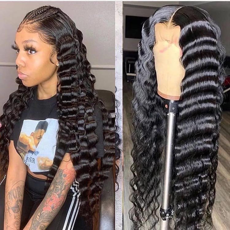Pre Pluck HD Lace Closure Human Hair Wigs, 13X4 13X6 Lace Front Wigs For Black Women,Brazilian Hair Hd Lace Frontal Wigs Vendors