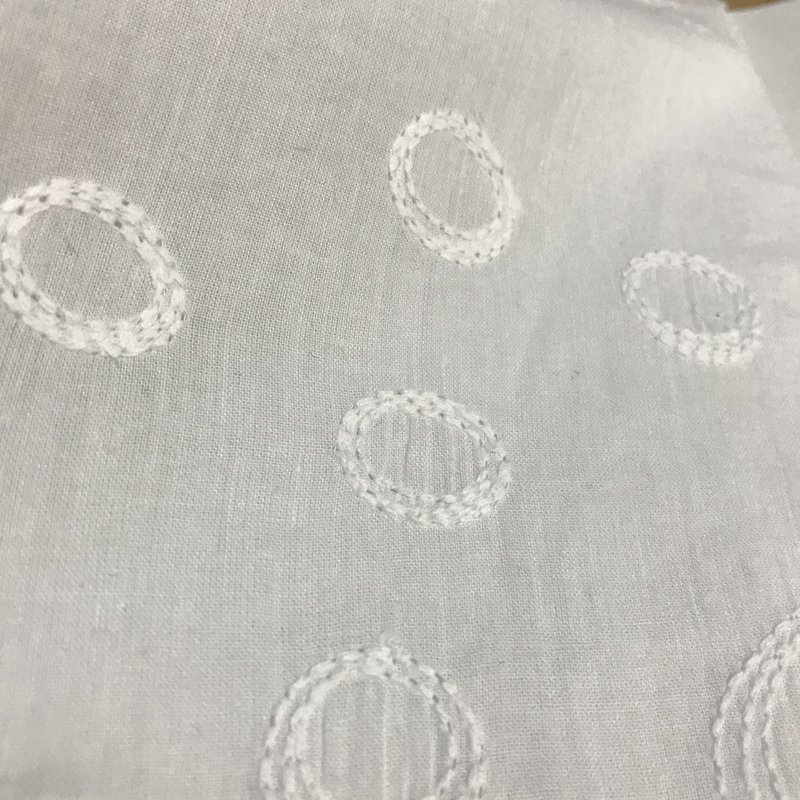X1003Cotton Embroidery Fabric, White Cotton Fabric Textile, Cotton Embroidered Fabric