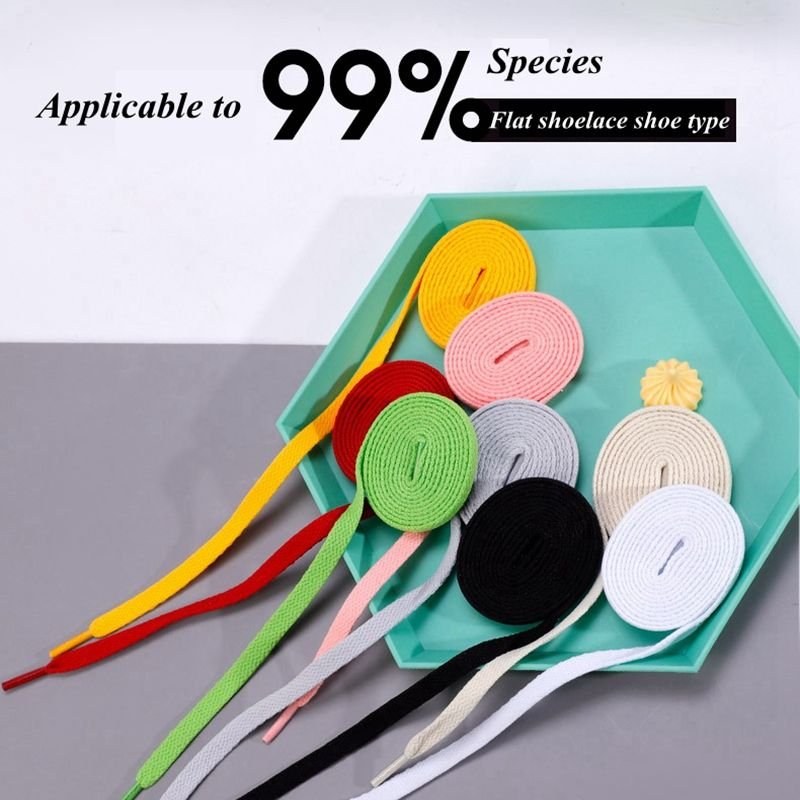 36Colors Flats Shoelaces For AF1 Tennis Shoe Laces Sneaker White Black Canvas Men Women Shoelace Basketball Shoes Strings