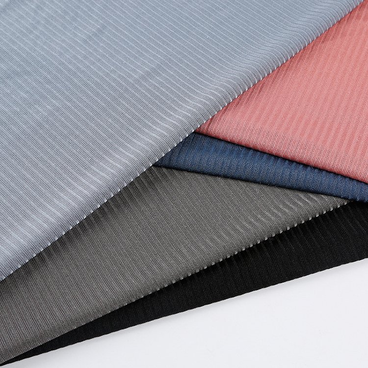Stretch 95 Rib Fabric Customized Hot Sale Winter Spring Polyester 5 Spandex Wide Ribbed Knit 4 * 2 Jacquard Fabric Soft 1 Kg 188