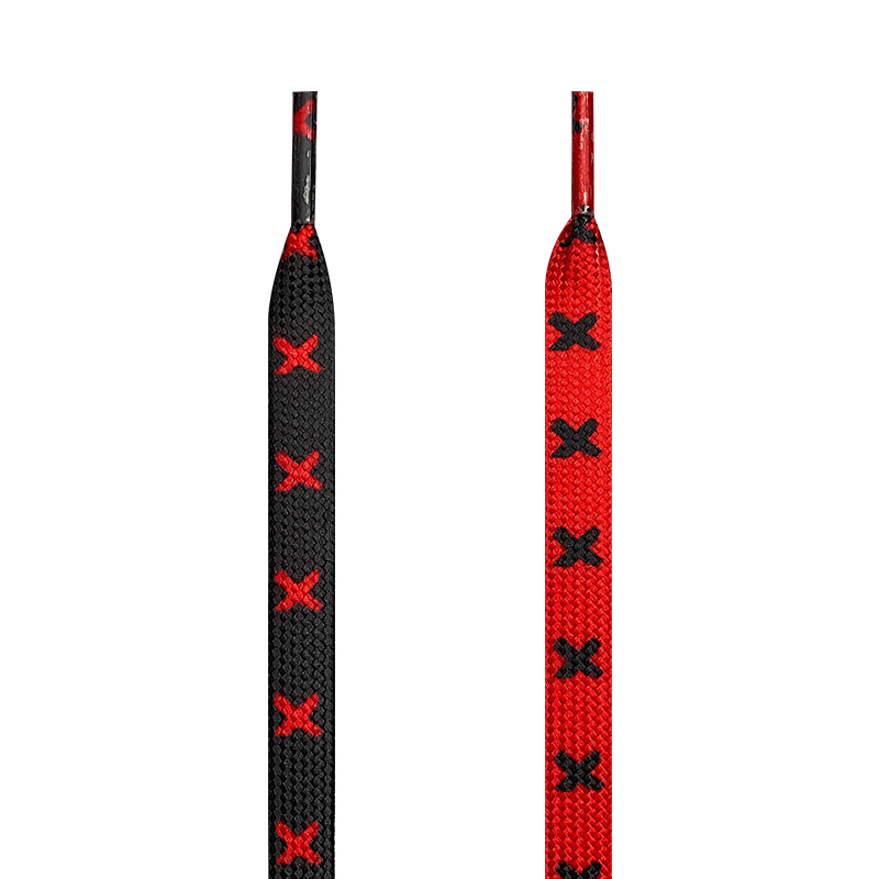 Silk shoelaces laces tips color shoelace laces print shoe laces