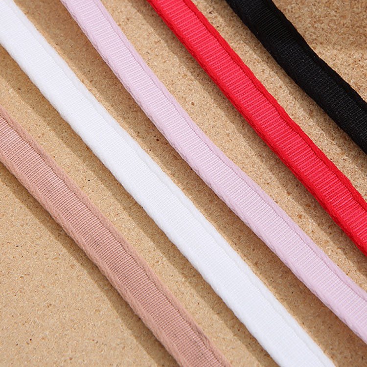 Wholesale Bra Plush Underwire Channeling Tape Nylon Wire Casing for Bra Lingerie