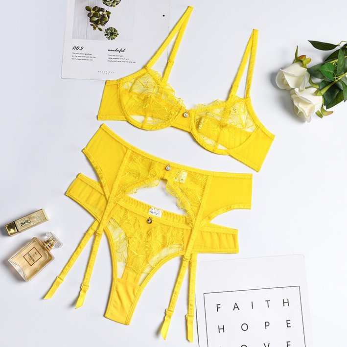 New In Sexy-porn Underwear Women Body Lace Lingerie Underwear Sleepwear Steel Ring Pajamas Sexy Lingerie Set Female Lingerie