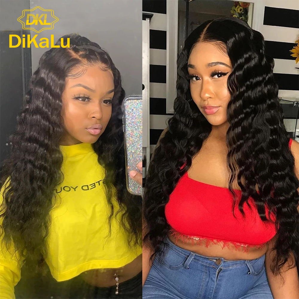 Grade 12 Peruvian Hd Frontal Lace Wig,13*6 Virgin Deep Wave Frontal Lace Wig,Verified Hawian Deep Wave Lace Wig