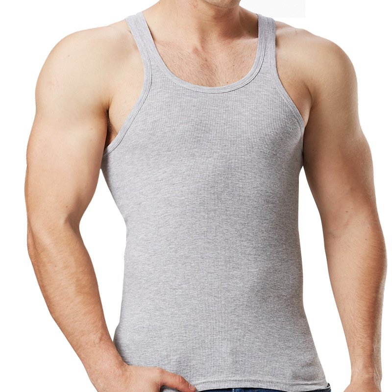 New Cotton Big Size Summer men clothing Tank Tops colorful singlets Sleeveless fitness men tank top breathable OEM services