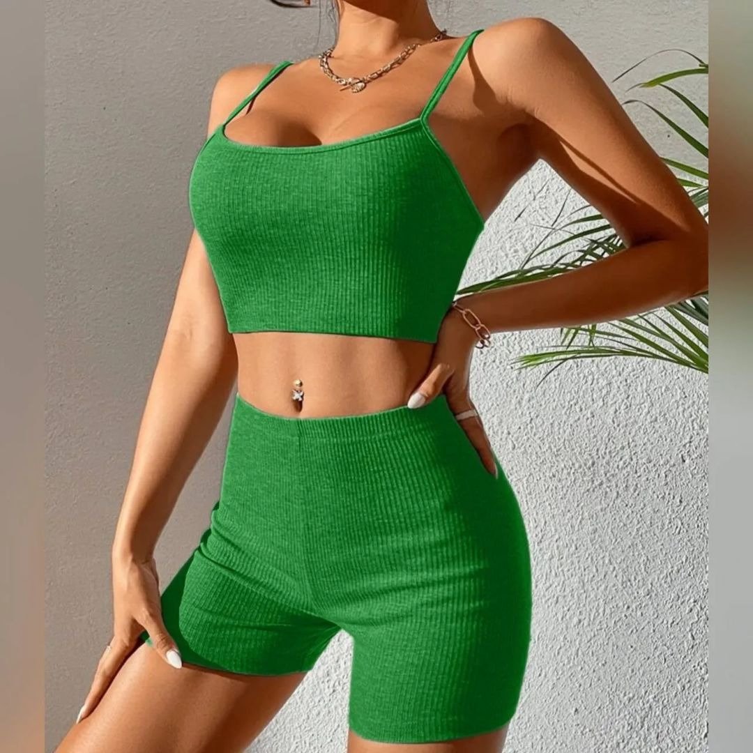 High waist customize lounge tennis seamless gym knitted rib fitness 2 piece yoga set female gym fitness set