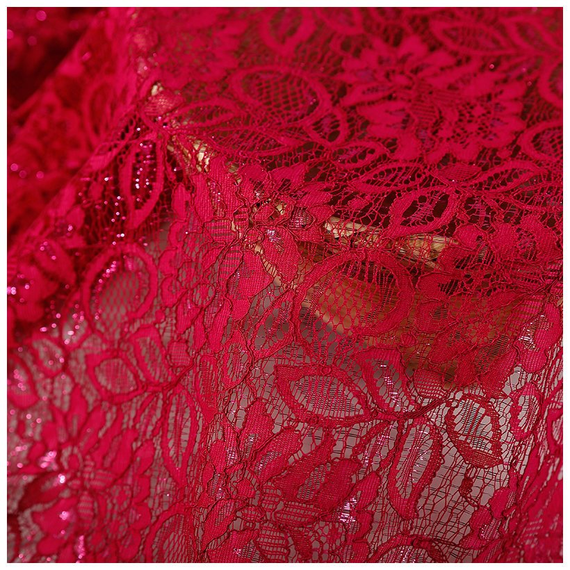 K1064 Luxury 3D Hollow Mesh Fancy Lace Brocade Embroidered Cotton Fabric for Wedding Parties and Elegant Evening Dresses