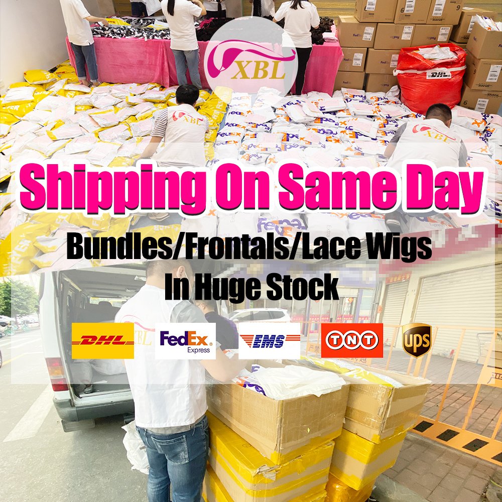 XBL US Warehouse Frontal 13x6 Lace Front Human Hair Wig Transparent HD Lace Wig Vendor Wholesale Raw Human Hair Wig Supplier