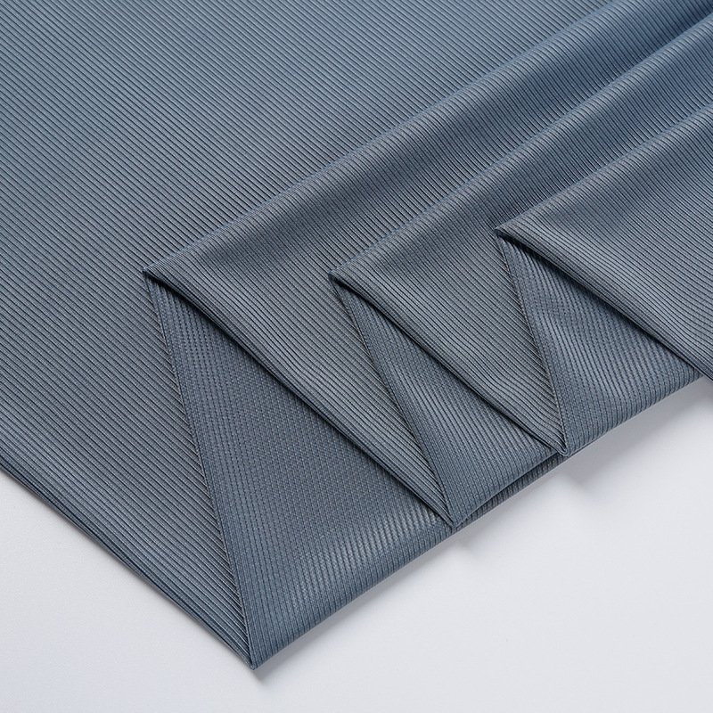 Summer hot ice silk rib 180g ice knitted pit fabric for wide leg pants T sleeve skirt pants casual