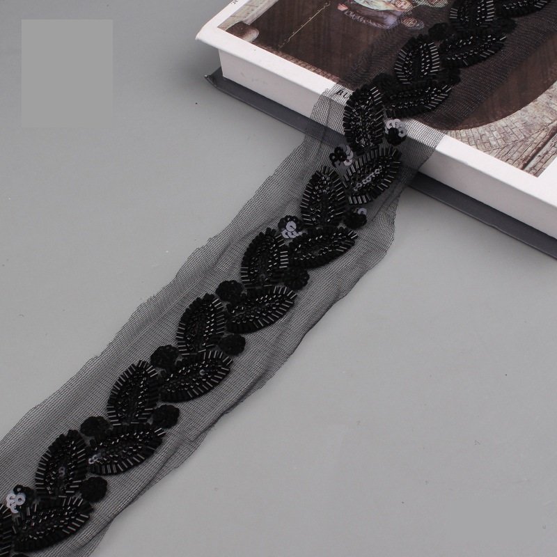 Wholesale Price Custom Lace Fabric Sequin Lace Fabric Gold Lace Fabric