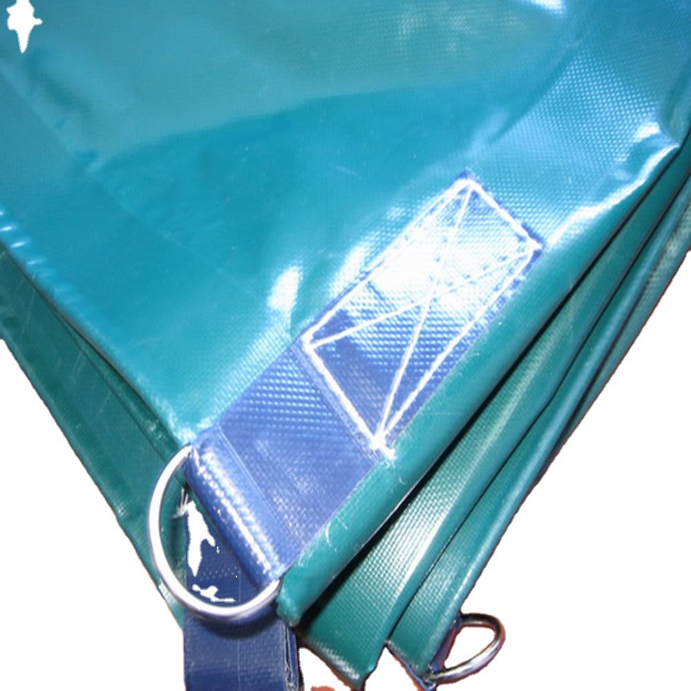 Super Heavy Duty 16 Mil Poly Tarp Cover Eco-Friendly Organic Waterproof Printed Rib Style Tarpaulin for Bags Knitted Stretch