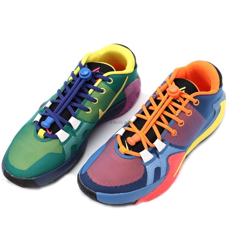 Spring Lock Shoelaces Sports Elastic No Tie Shoelaces Stretching Lock Lazy laces Kids Adult Unisex Sneakers Laces
