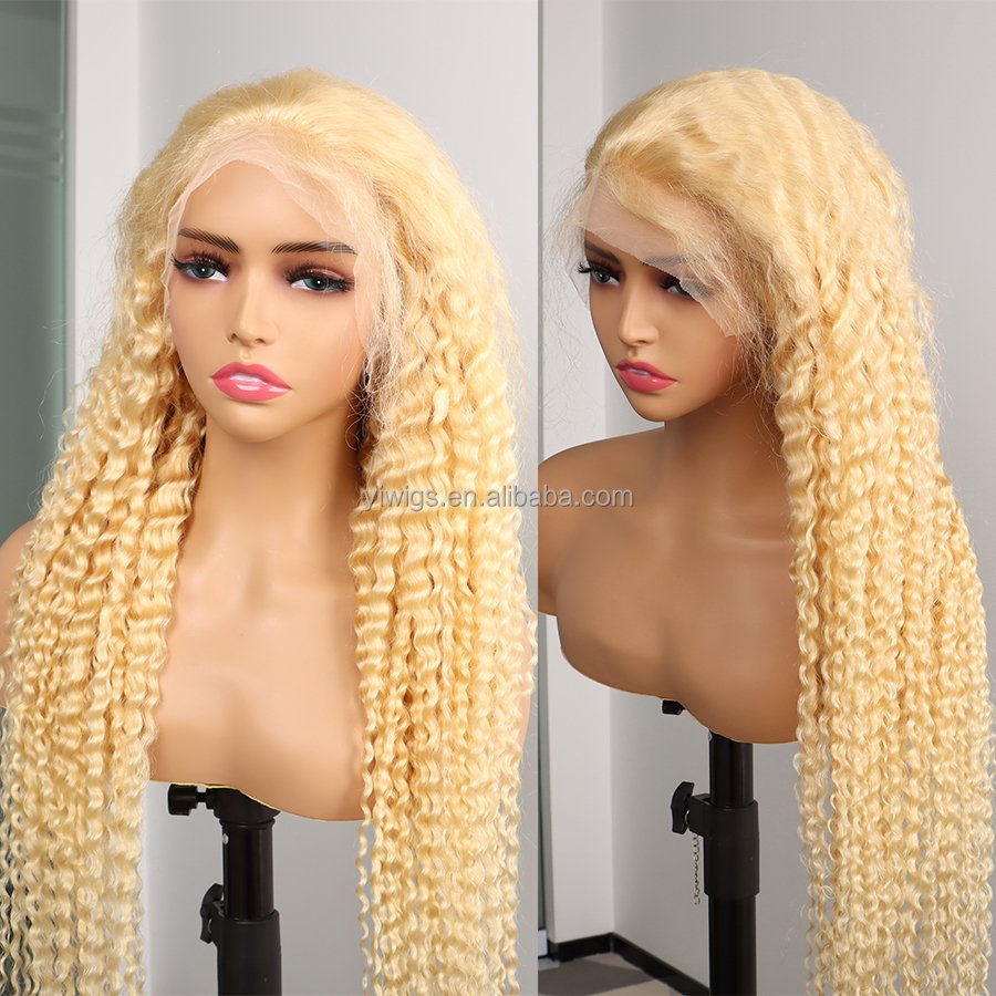 Cheap 613 Transparent 13x4 Lace Front Wig Body Wave Blonde Full Lace Raw Virgin Human Hair Wig With Baby Hair