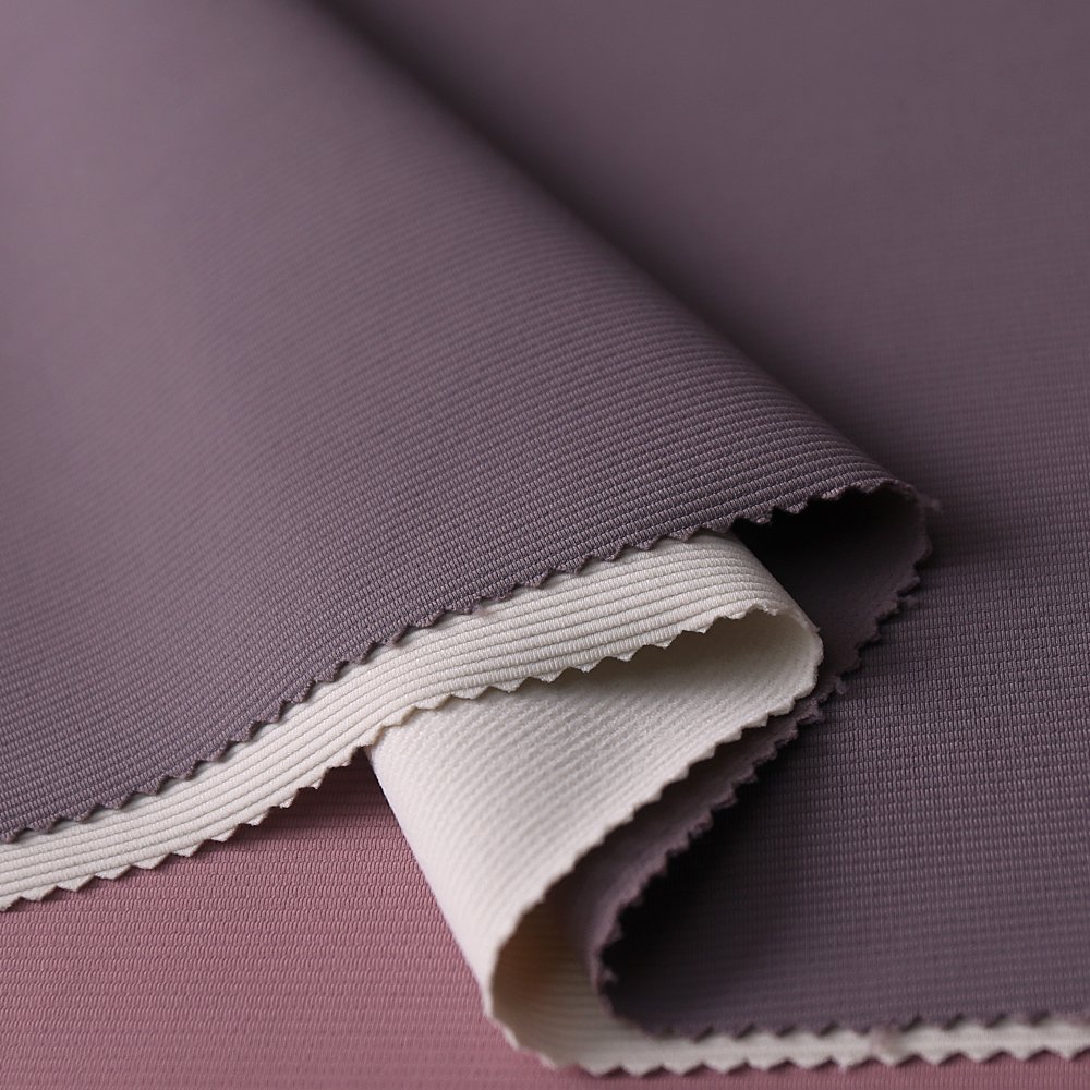 Lulu fiber beauty strip beauty strip fabric pit strip staircase nylon spandex ribbed sports yoga clothing fabric