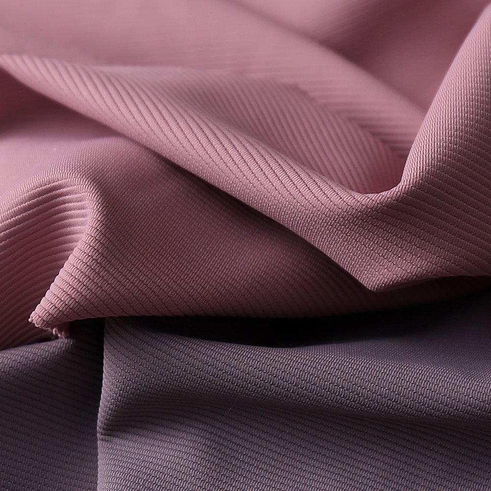 Lulu fiber beauty strip beauty strip fabric pit strip staircase nylon spandex ribbed sports yoga clothing fabric