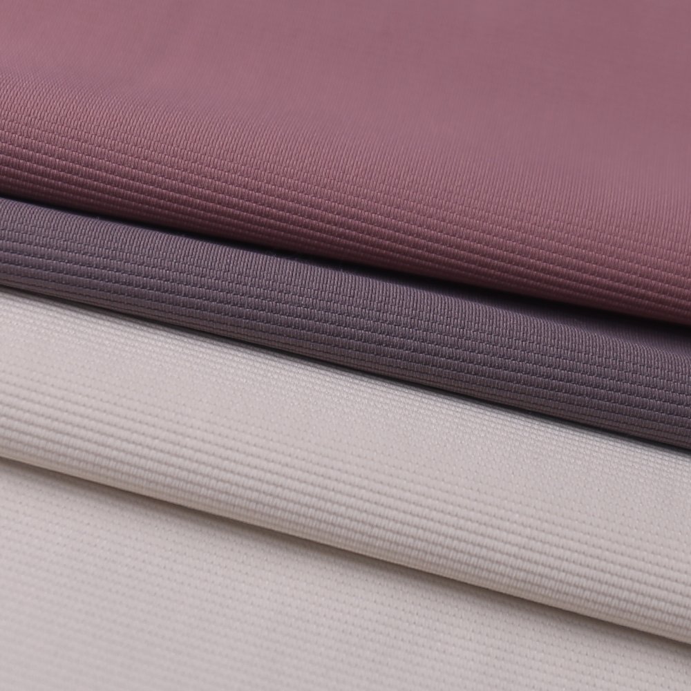 Lulu fiber beauty strip beauty strip fabric pit strip staircase nylon spandex ribbed sports yoga clothing fabric