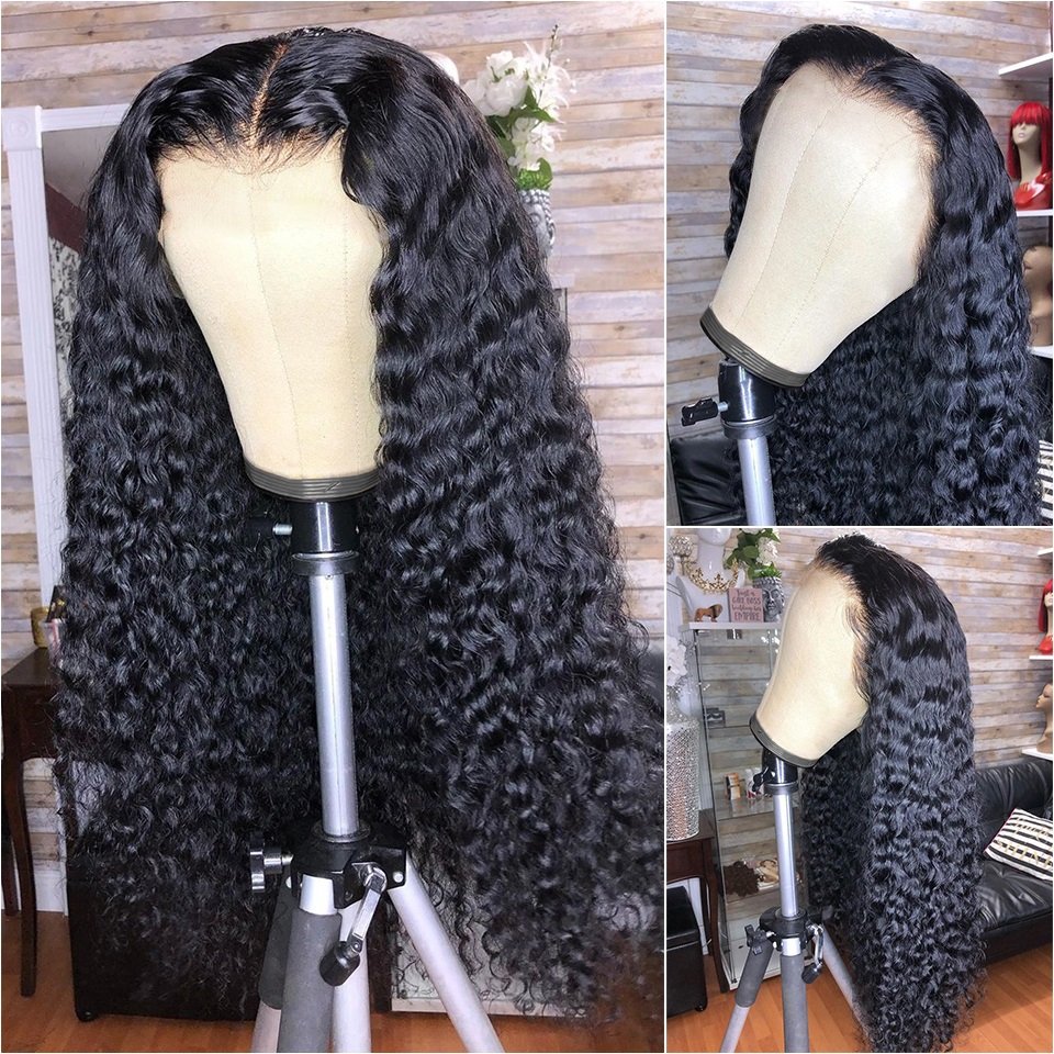 Cheap Water Wave Peruvian Human Hair Lace Front Wigs Hd Lace Frontal Wig Vendors Curly Full Lace Human Hair Wigs For Black Women
