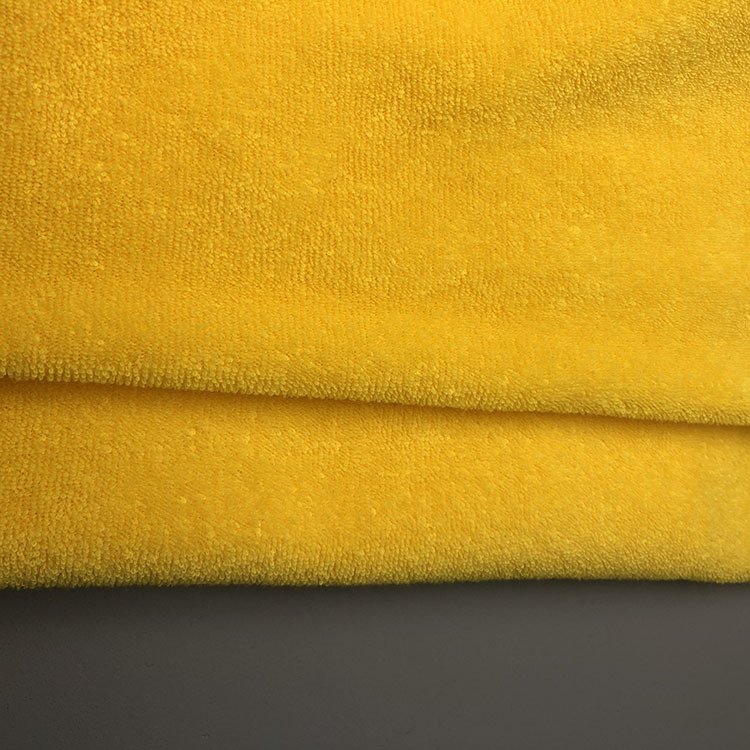 2021 New Design White Bath Towel Organic Bamboo Cotton Spandex Fabric Baby Towel Hooded Twill Clothing Fleece