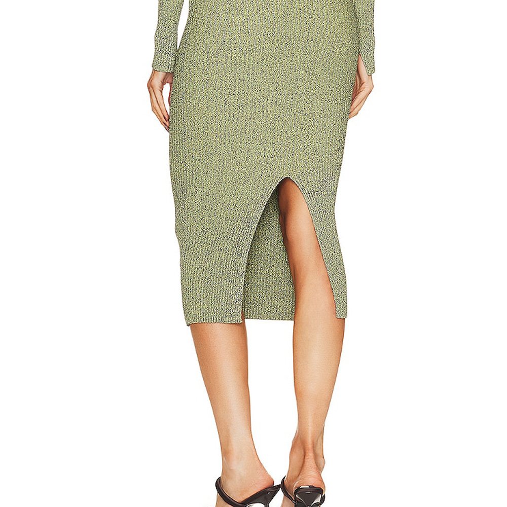 High Quality Woman Spaghetti Strap Dress Ladies Knit Ribbed Halter Neck Dress