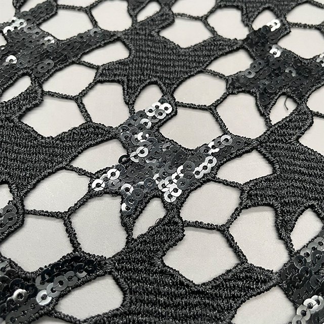 TUTON Top Quality TC Cotton French Guipure Lace Water Soluble Embroidery Fabric For Dress