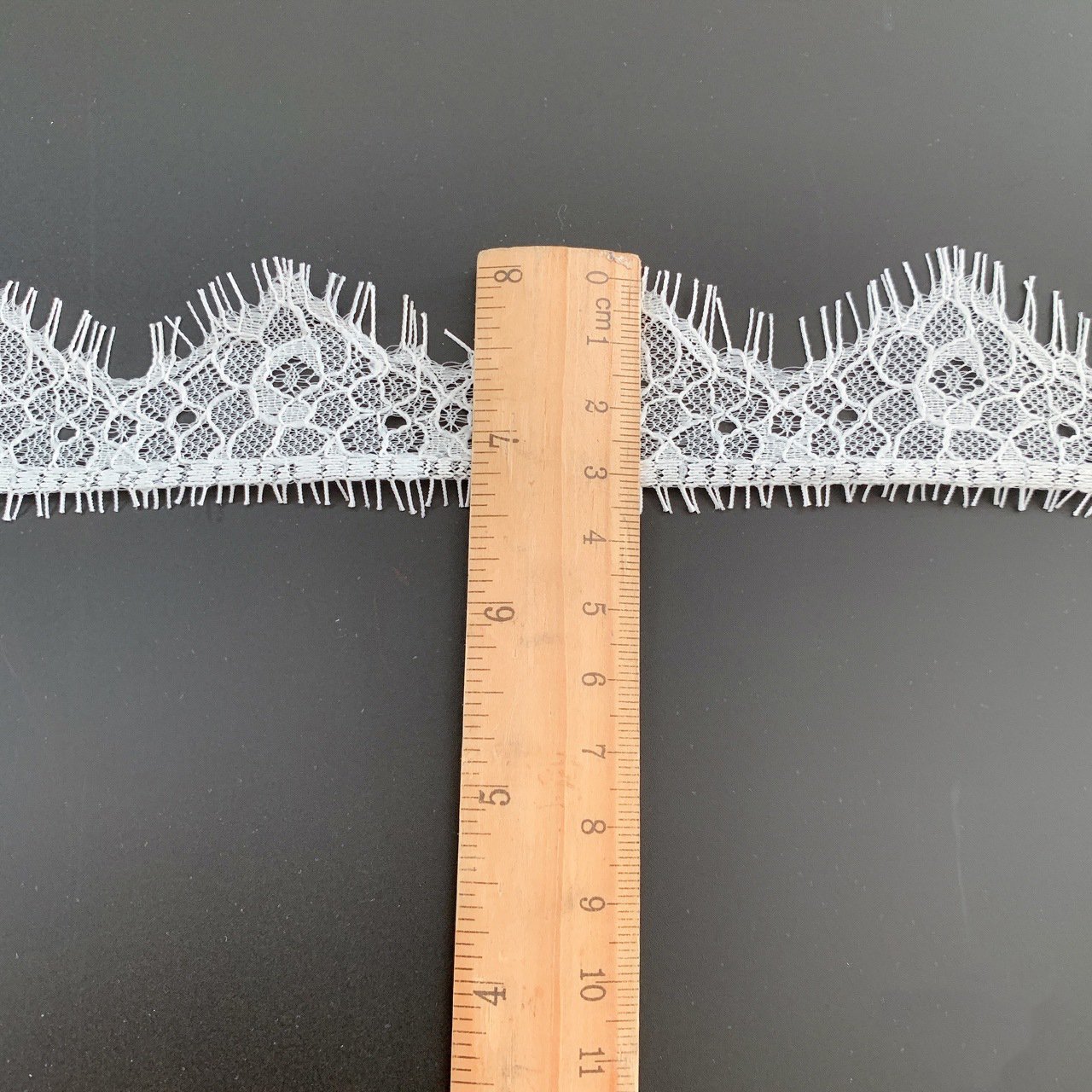 French Black chantilly Eyelash Trim Scalloped Edge Flower Ribbon Lace Edging For Lingerie