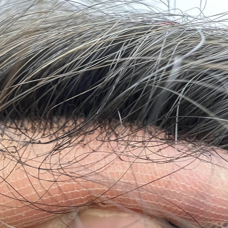 Men Toupee Mono and Front Swiss lace 100%Virgin Human Hair Durable Mens Hairpiece Men Wig Replacement Systems
