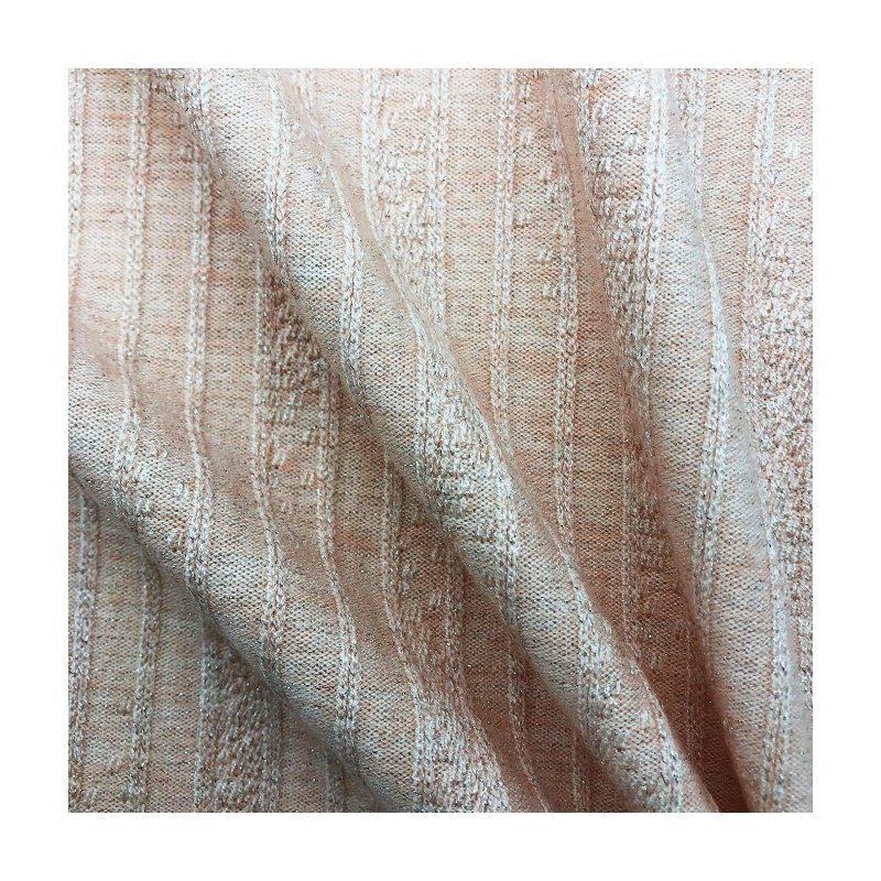 New trends and good quality 320gsm 50%R 20%P 16%N 10%lurex 4%SP SOLIDS Cashmere imitation jacquard fabric for clothing