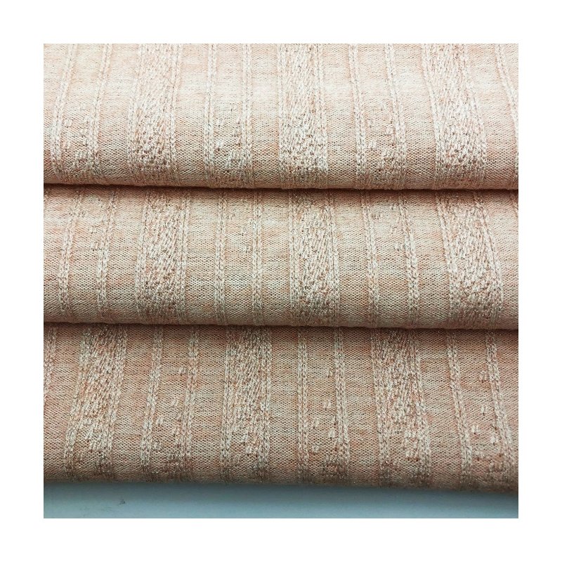 New trends and good quality 320gsm 50%R 20%P 16%N 10%lurex 4%SP SOLIDS Cashmere imitation jacquard fabric for clothing