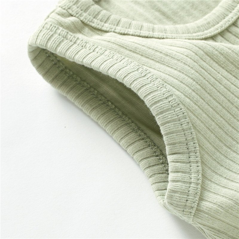 Plain Cotton Baby Romper Unisex Toddler High Quality Sleeveless Baby Onesi Wholesale