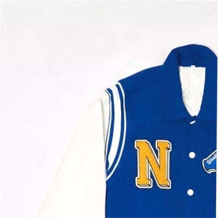 Custom Men's Varsity Jacket With Ribbed Cuff Leather Sleeve Windbreaker Chenille Embroidery Plus Size Designer Fleece Jacket