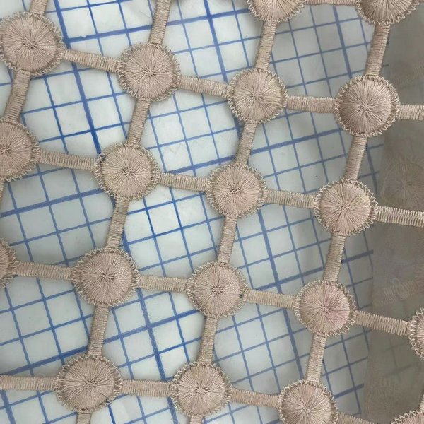 Customized embroidered fabric