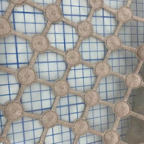 Customized embroidered fabric
