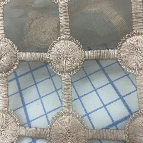 Customized embroidered fabric